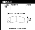 Picture of Hawk 14-18 Porsche 911 DTC-70 Front Race Brake Pads