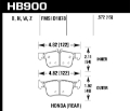Picture of Hawk 16-19 Honda Civic DTC-30 Race Rear Brake Pads