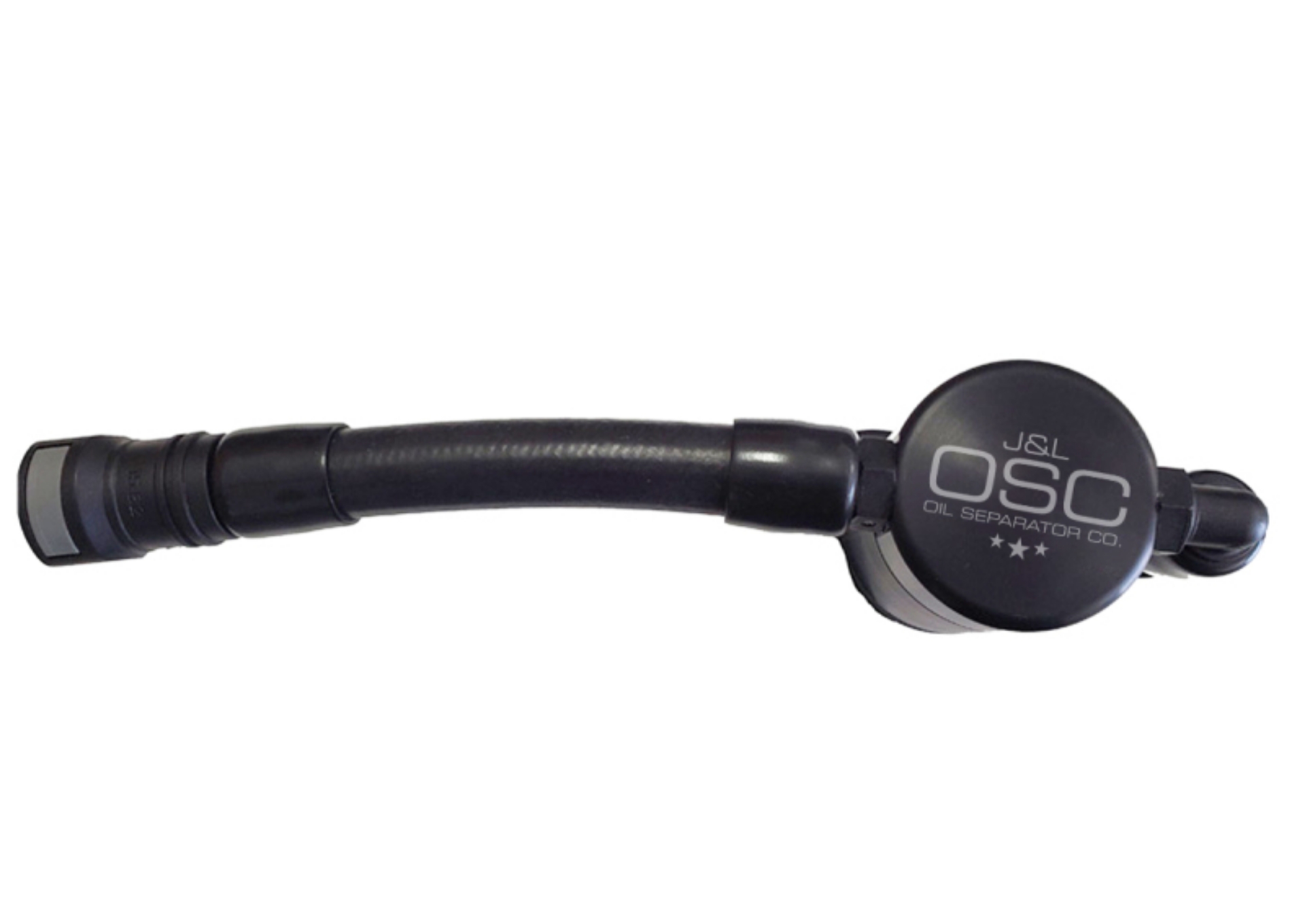 Picture of J&L 05-10 Ford Mustang GT Driver Side Oil Separator 3-0 V2 - Black Anodized