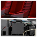 Picture of Spyder 05-09 Ford Mustang Red Light Bar LED Tail Lights - Black ALT-YD-FM05V3-RBLED-BK