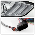 Picture of Spyder 15-18 Ford Focus Projector Headlights - Seq Turn Light Bar - Chrome PRO-YD-FF15-LBSEQ-C