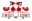 Picture of BMR 79-04 Mustang Rear Coilover Conversion Kit w- Control Arm Bracket - Red