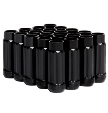 Picture of BLOX Racing 12-Sided P17 Tuner Lug Nuts 12x1-25 - Black Steel - Set of 20