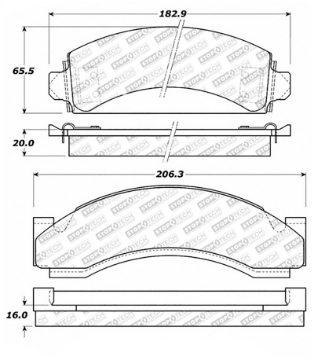 Picture of StopTech Street Select Brake Pads w-Hardware - Front-Rear