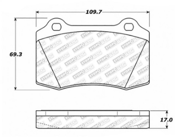 Picture of StopTech Street Select Brake Pads w-Hardware - Front-Rear