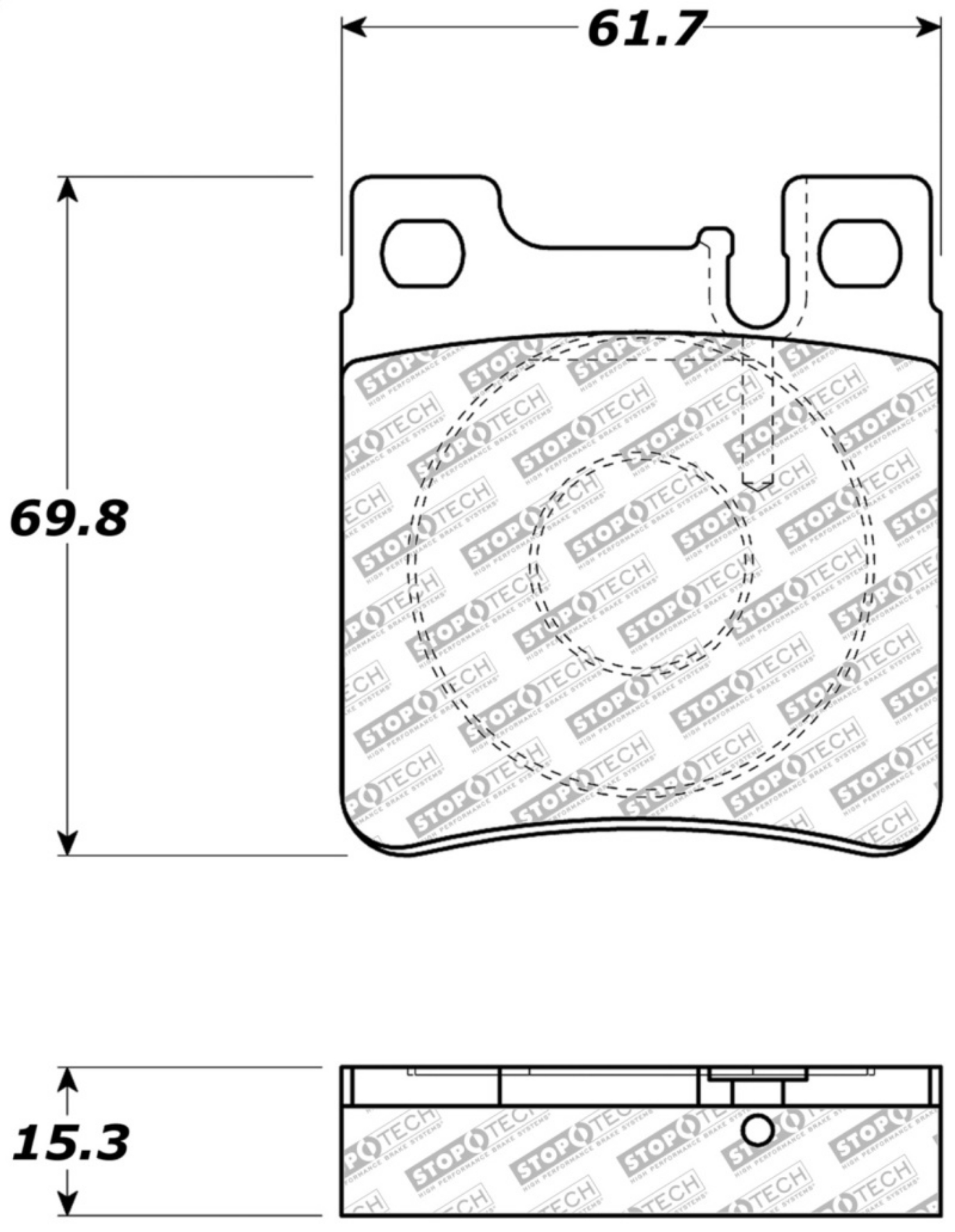 Picture of StopTech Street Select Brake Pads - Rear