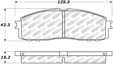 Picture of StopTech Street Select Brake Pads - Rear