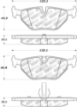 Picture of StopTech Street Select Brake Pads w-Hardware - Rear