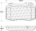 Picture of StopTech Street Select Brake Pads w-Hardware - Front
