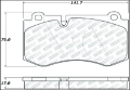 Picture of StopTech Street Select Brake Pads w-Hardware - Front