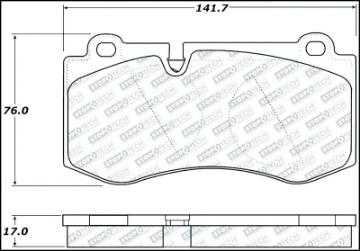 Picture of StopTech Street Select Brake Pads w-Hardware - Front