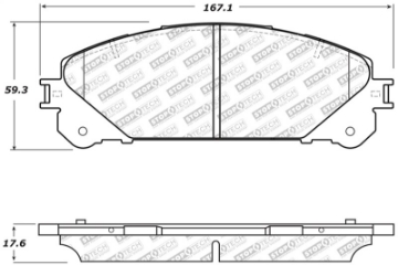 Picture of StopTech Street Select Brake Pads w-Hardware - Front