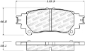 Picture of StopTech Street Select Brake Pads w-Hardware - Rear