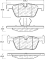 Picture of StopTech Street Select Brake Pads w-Hardware - Rear