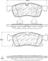 Picture of StopTech Street Select Brake Pads w-Hardware - Front