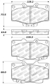 Picture of StopTech Sport Brake Pads w-Shims & Hardware - Front