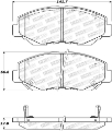 Picture of StopTech Sport Brake Pads w-Shims & Hardware - Front