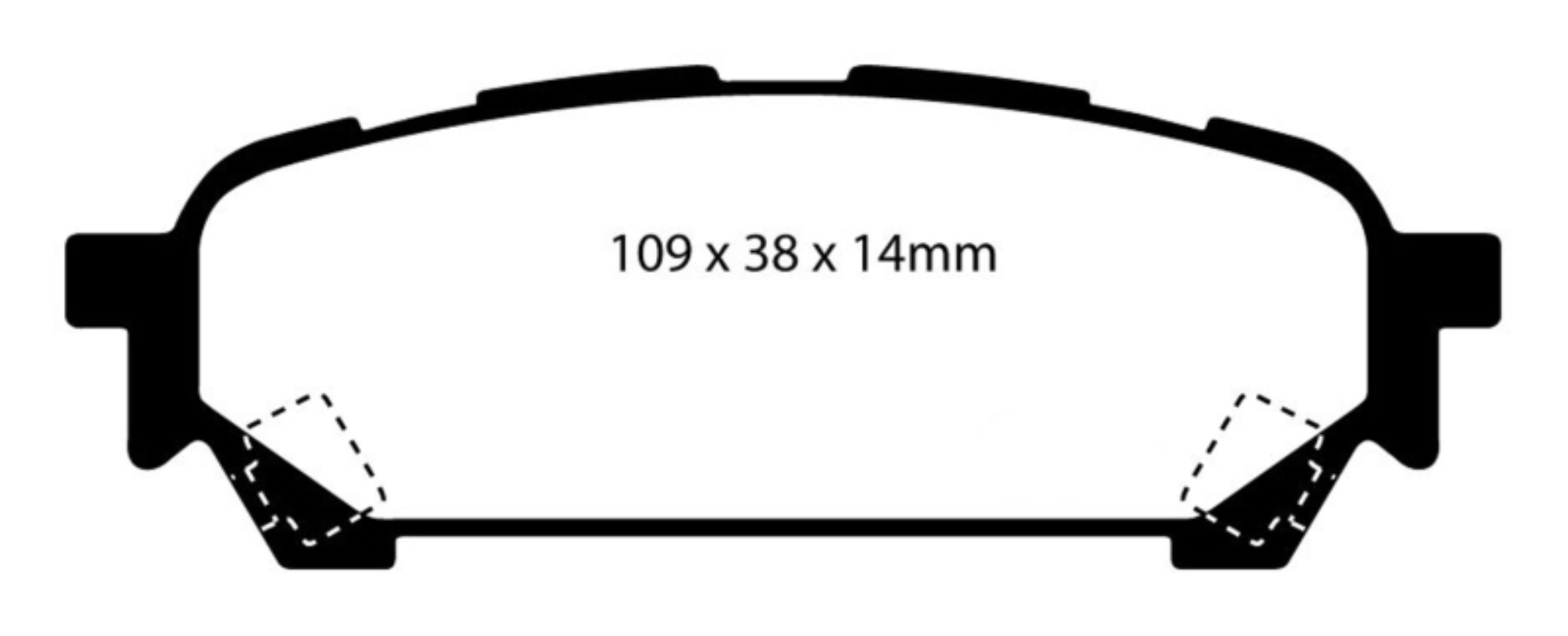 Picture of EBC 03-05 Subaru Impreza 2-0 Turbo WRX Bluestuff Rear Brake Pads