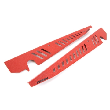 Picture of PERRIN 15-21 Subaru WRX-STI Fender Shroud Set - Red