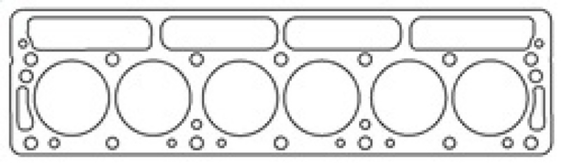 Picture of Cometic Triumph TR6 76mm -043 inch Copper 6-Cylinder Head Gasket