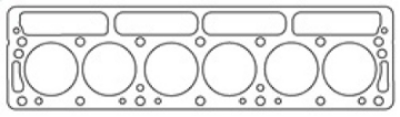 Picture of Cometic Triumph TR6 76mm -043 inch Copper 6-Cylinder Head Gasket