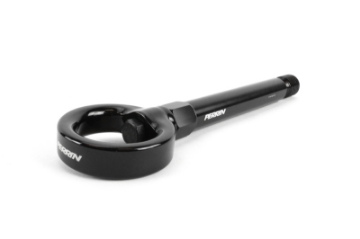 Picture of PERRIN 17-21 Honda Civic Si-Type R-Touring-Hatchback Tow Hook Kit Rear - Gloss Black