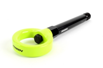 Picture of PERRIN 17-21 Honda Civic Si-Type R-Touring-Hatchback Tow Hook Kit Rear - Neon Yellow
