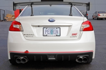 Picture of PERRIN 15-21 Subaru WRX-STI Tow Hook Kit Rear - Red