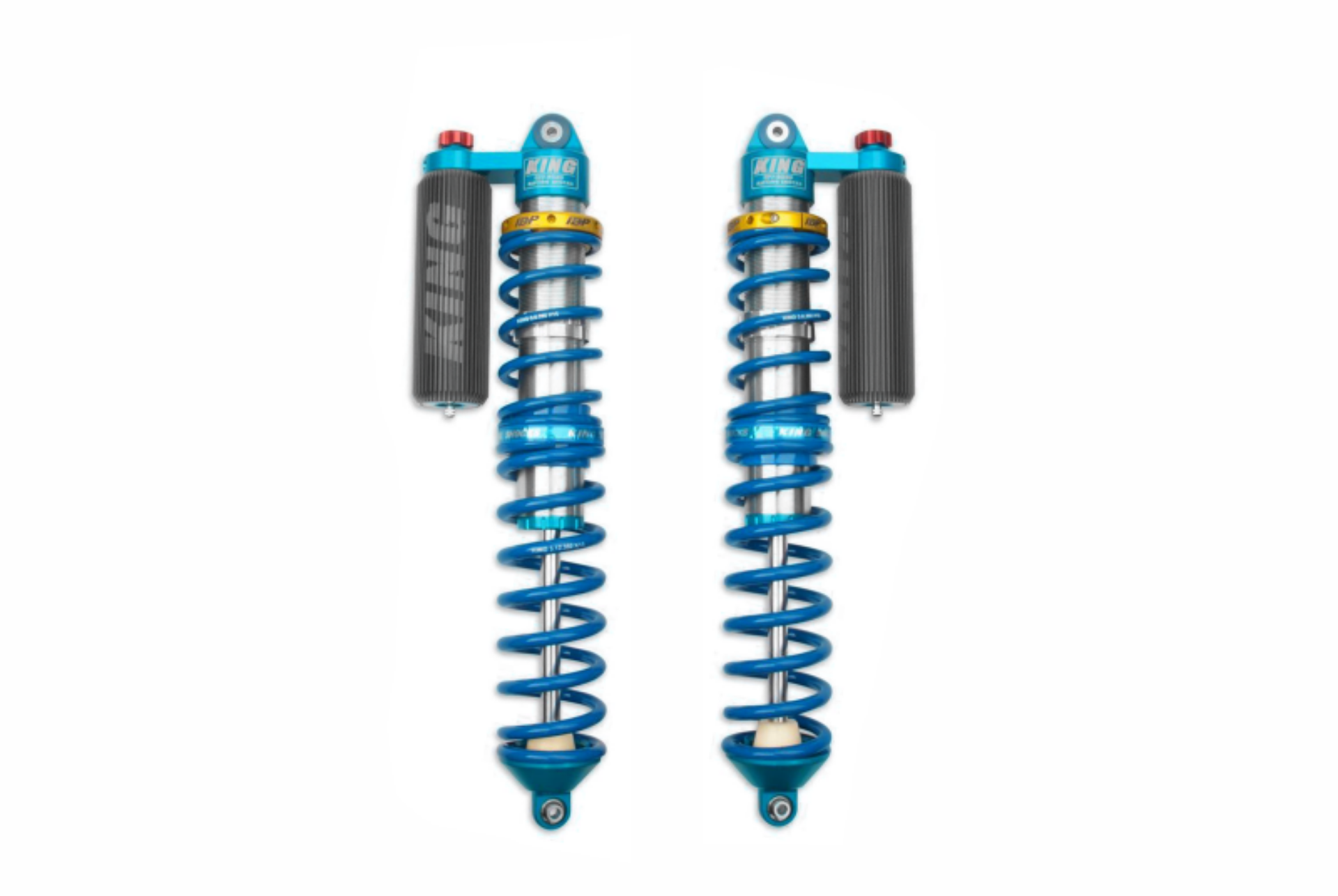 Picture of King Shocks 16+ YXZ 1000R 2-5 Front Internal Bypass Piggyback Coilover w- Finned Res- w- Adjuster