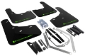 Picture of Rally Armor 13-19 USDM Ford Fiesta ST Black UR Mud Flap w- Green Logo