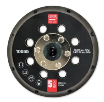 Picture of Griots Garage 5in Vented Orbital Backing Plate G9 - Single