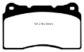 Picture of EBC 17-21 Honda Civic Type-R FK8 Bluestuff Front Brake Pads
