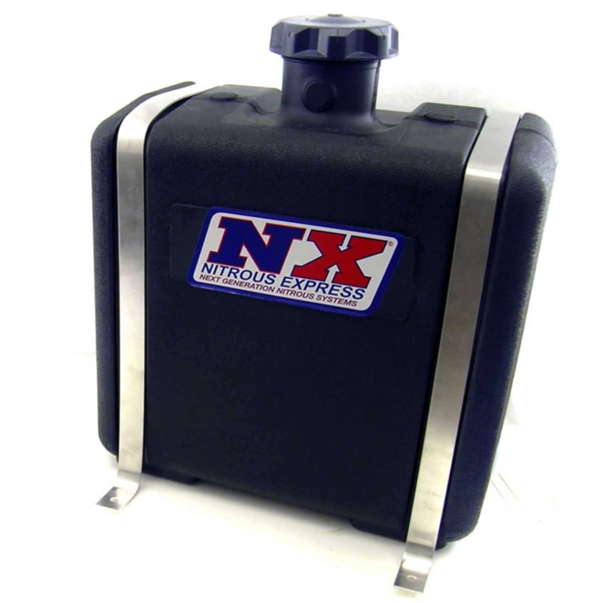 Picture of Nitrous Express Water Injection 7 Gallon Reservoir w-Bracket Solenoid & Hose 15L x 17H x 9W