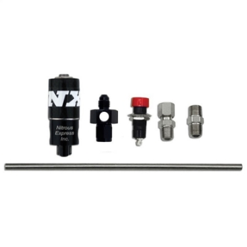 Picture of Nitrous Express Nitrous Purge Valve 4AN Manifold Push Button and Vent Tube