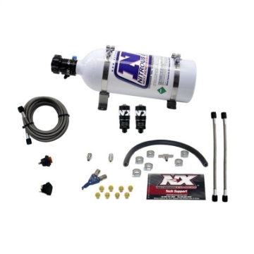 Picture of Nitrous Express Hitman EFI Single Nozzle Piranha Nitrous Kit 35-75HP w-5lb Bottle