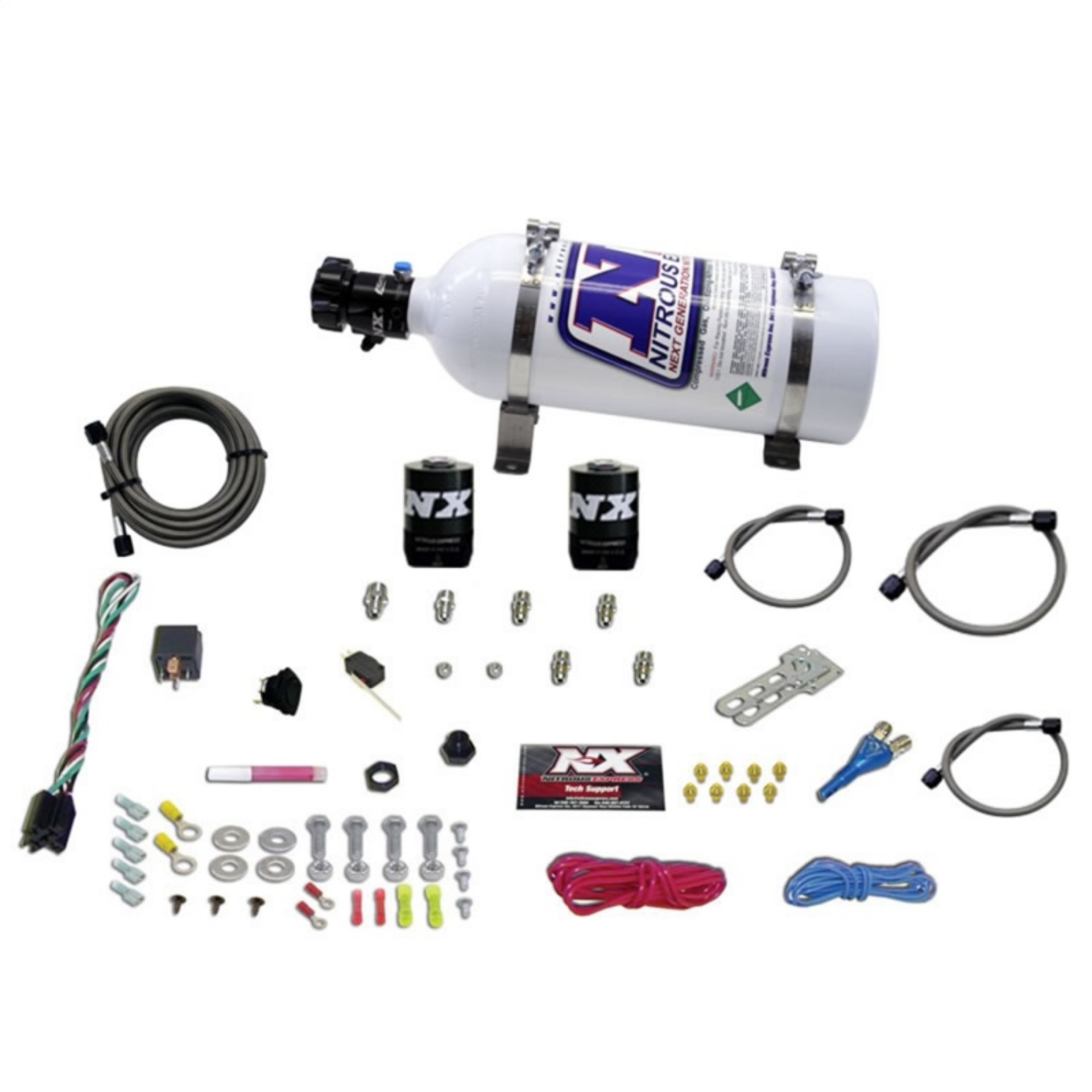 Picture of Nitrous Express GM EFI Race Single Nozzle Nitrous Kit 100-250HP w-5lb Bottle