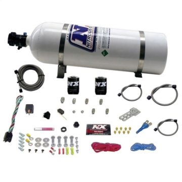 Picture of Nitrous Express GM EFI Race Single Nozzle Nitrous Kit 100-250HP w-15lb Bottle