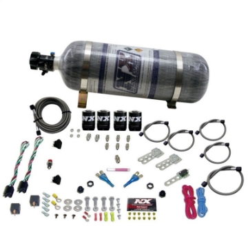 Picture of Nitrous Express Ford EFI Dual Stage Nitrous Kit 50-150HP x 2 w-Composite Bottle