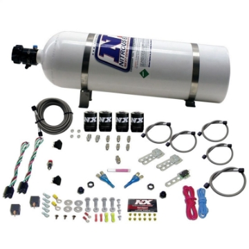 Picture of Nitrous Express Ford EFI Dual Stage Nitrous Kit 50-150HP x 2 w-15lb Bottle
