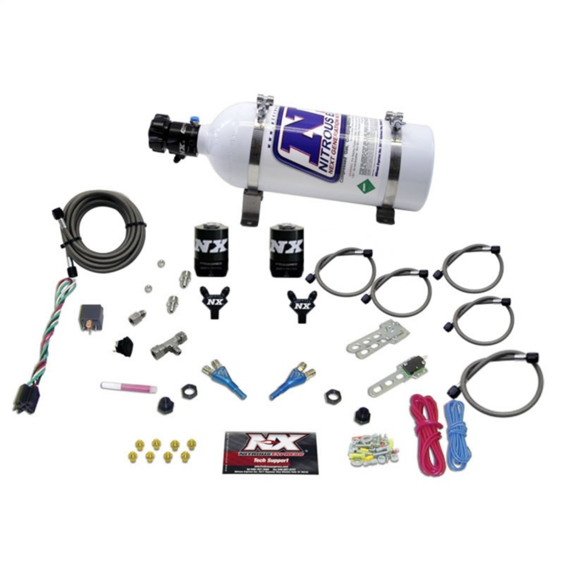 Picture of Nitrous Express GM TBI All Nitrous Kit 50-125HP w-5lb Bottle