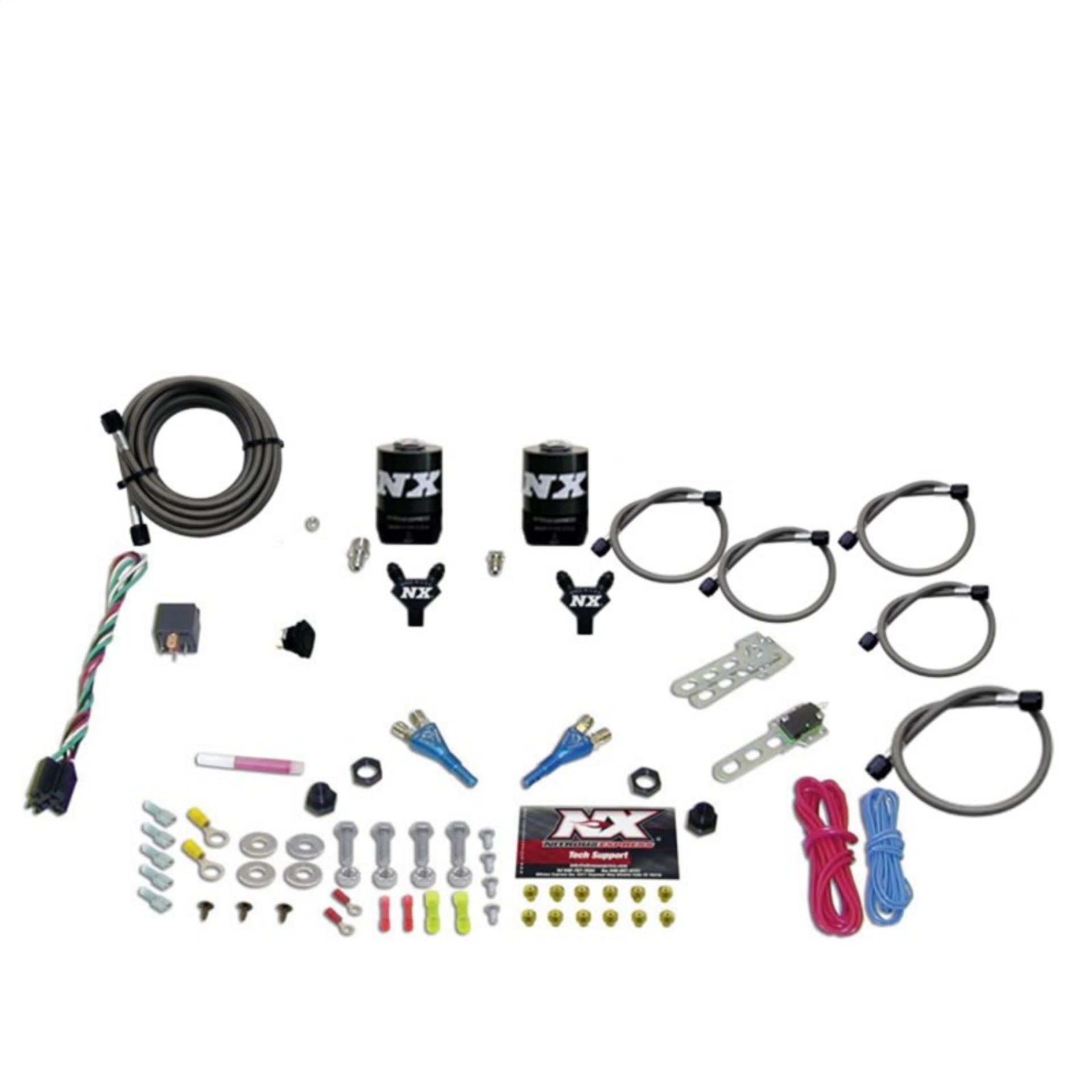 Picture of Nitrous Express 08-10 Dodge Viper EFI Dual Nozzle 100-300HP w-o Bottle