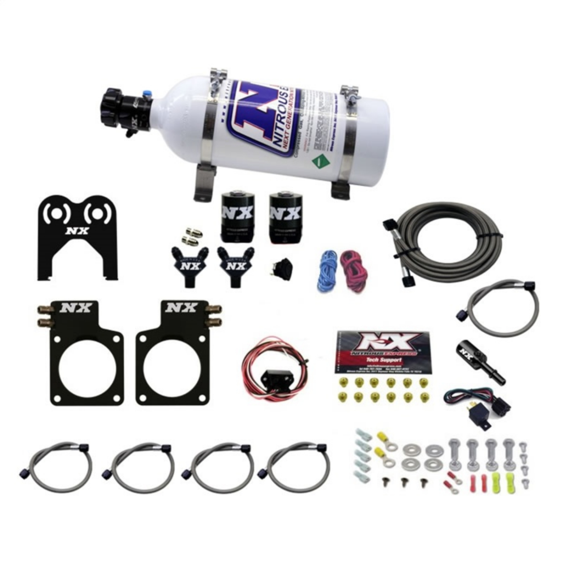 Picture of Nitrous Express Nissan GT-R Nitrous Plate Kit 35-300HP w-5lb Bottle