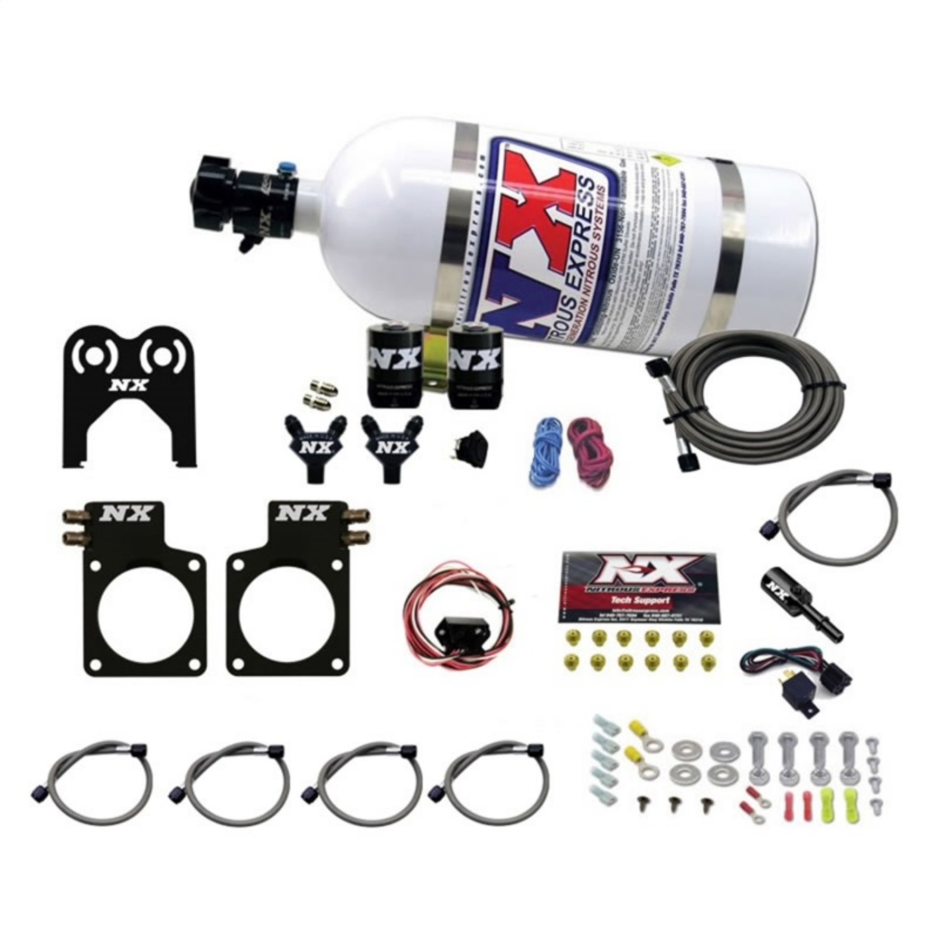 Picture of Nitrous Express Nissan GT-R Nitrous Plate Kit 35-300HP w-10lb Bottle