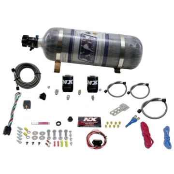 Picture of Nitrous Express 10-15 Chevrolet Camaro 5th Gen Single Nozzle Nitrous Kit 35-150HP w-Comp Bottle