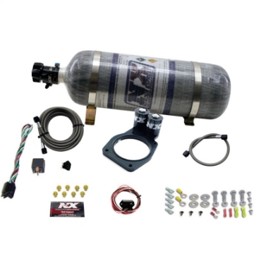 Picture of Nitrous Express 10-15 Chevrolet Camaro Nitrous Plate Kit 50-150HP w-12lb Bottle