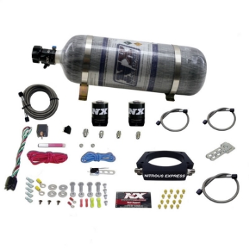 Picture of Nitrous Express GM LS 102mm Nitrous Plate Kit 50-400HP w-12lb Composite Bottle