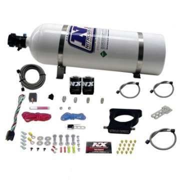 Picture of Nitrous Express GM LS 78mm 3-Bolt Nitrous Plate Kit 50-350HP w-15lb Bottle