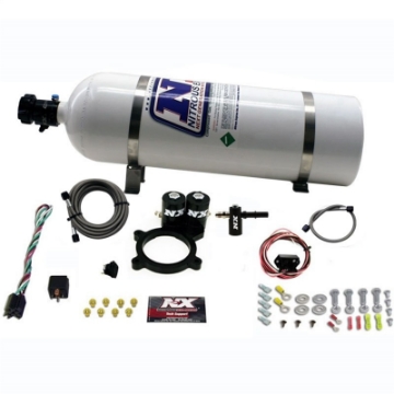 Picture of Nitrous Express 2014+ GM 5-3L Truck Nitrous Plate Kit 50-250HP w-15lb Bottle