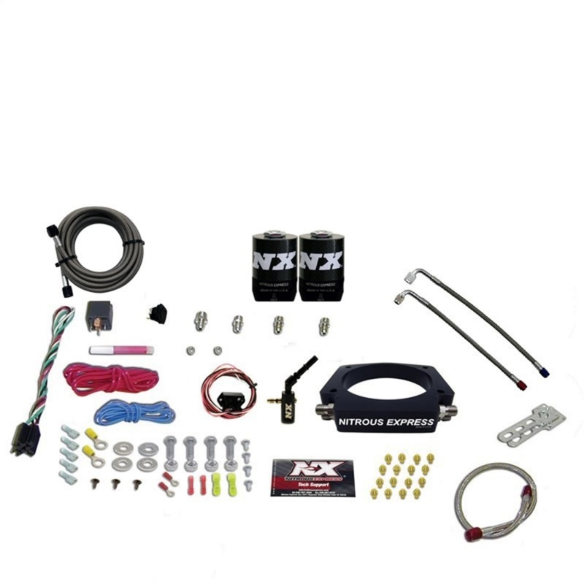 Picture of Nitrous Express 2014+ GM 6-2L Truck Nitrous Plate Kit 35-300HP w-o Bottle