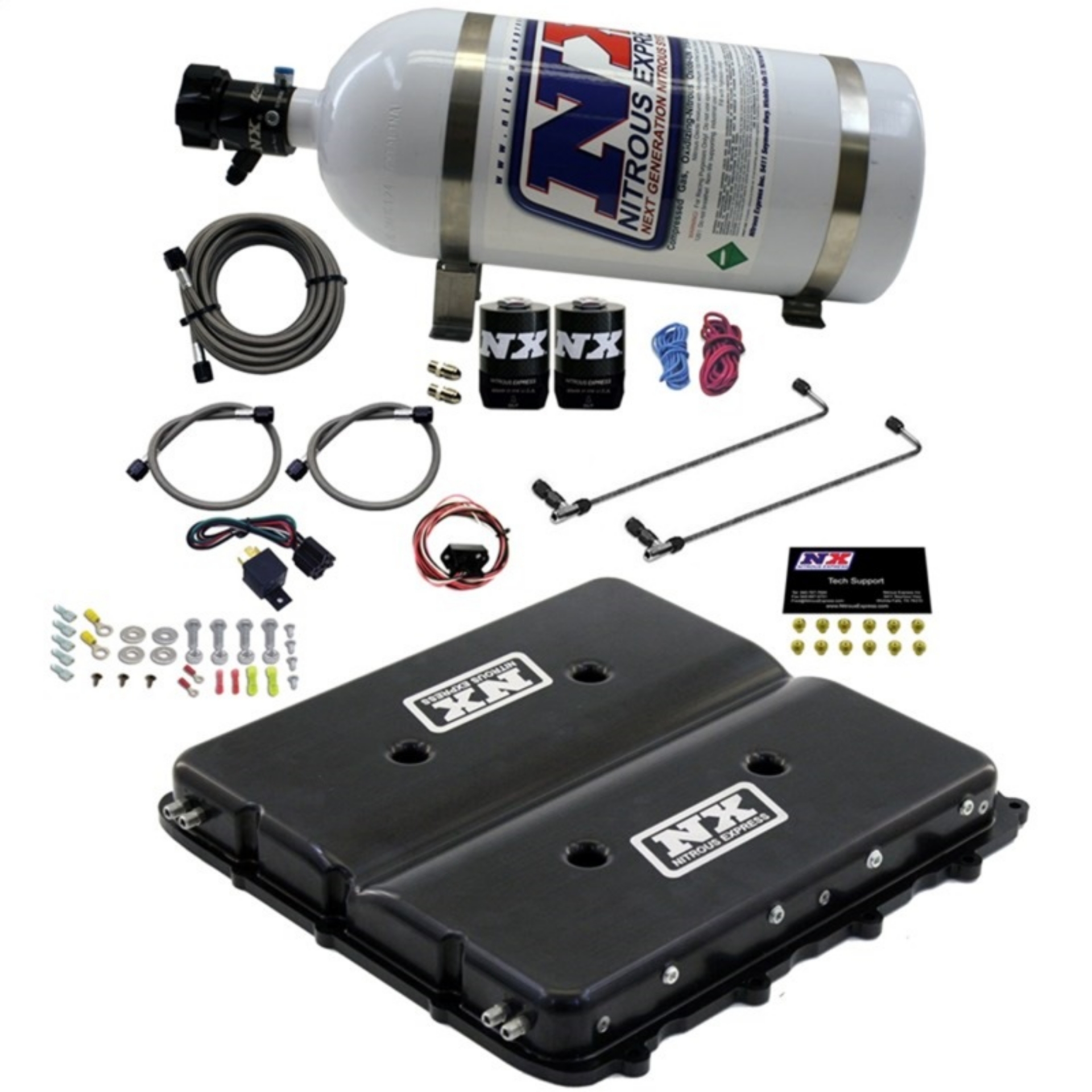 Picture of Nitrous Express Nitrous Kit w-Billet LT4 Supercharger Lid w-10lb Bottle